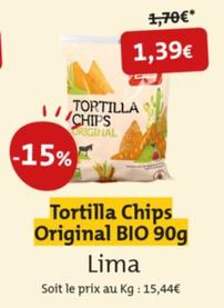 lima - tortilla chips original bio