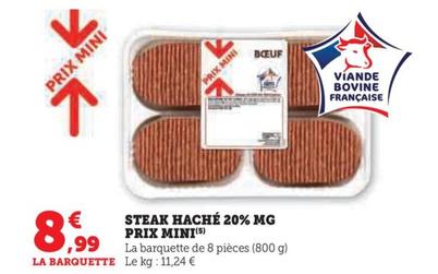 PRIX MINI - STEAK HACHÉ 20% MG