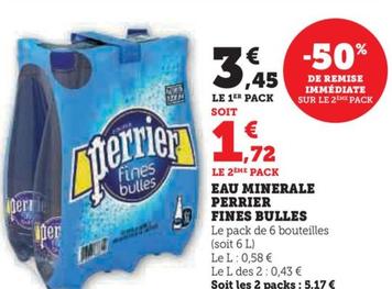 Eau Minerale Fines Bulles