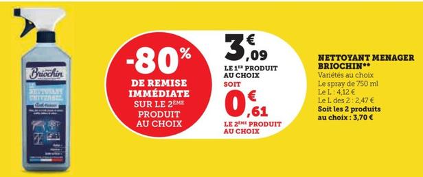 Briochin - Nettoyant Menager offre à 3,09€ sur Super U