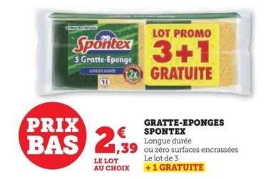 Gratte - Eponges