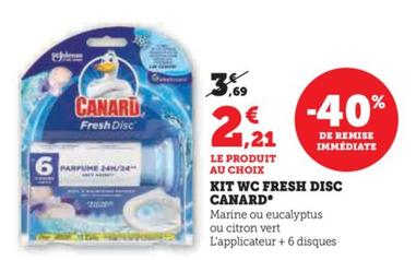 Canard - Kit WC Fresh Disc