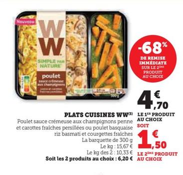 WW - plats cuisines