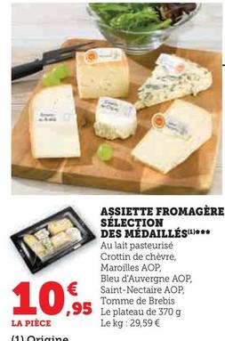 assiette fromagere selection des medailles