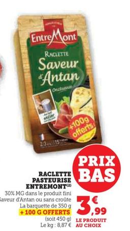 raclette pasteurise