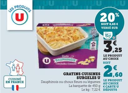 U - Gratins Cuisines Surgeles