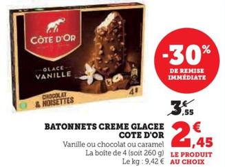 batonnets creme glacee