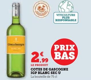 Cotes De Gascogne IGP Blanc Sec U