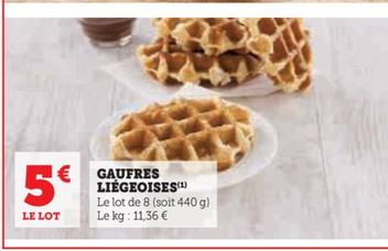 Gaufres Liegeoises