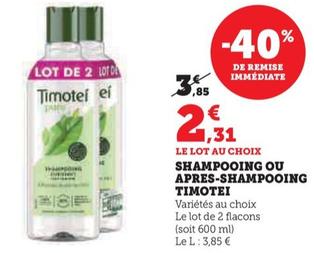 Timotei - Shampooing Ou Apres Shampooing