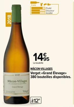 Macon-Villages - Verget "Grand elevage"