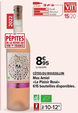 Mas Amiel - Le Plaisir Rosé Côtes-Du-Roussillon