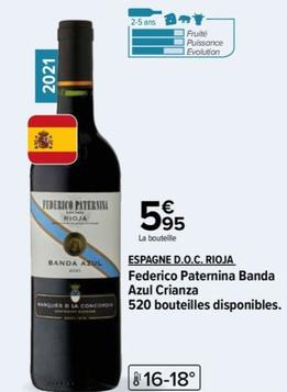 Espagne D.O.C. Rioja - Federico Paternina Banda azul crianza
