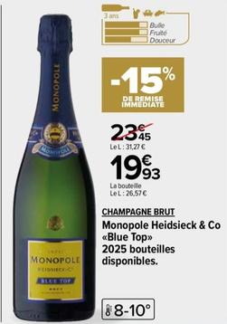heidsieck & co monopole - blue top champagne brut