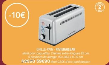 riviera&bar - grille pain