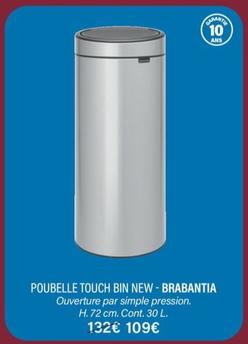 Brabantia - Poubelle Touch Bin New