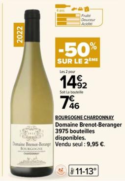 Domaine Brenot-Beranger - Bourgogne Chardonnay