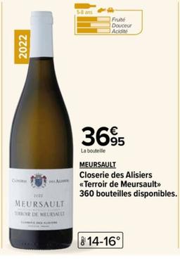 Closerie des Alisiers - Terroir de Meursault