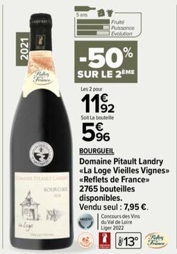 Domaine Pitault Landry <<La Loge Vieilles Vignes>> Bourgueil