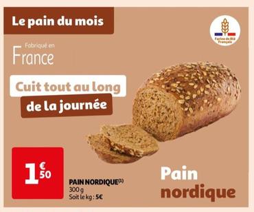Pain nordique offre à 1,5€ sur Auchan Supermarché
