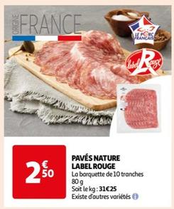 paves nature label rouge
