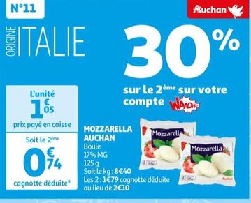 auchan - mozzarella