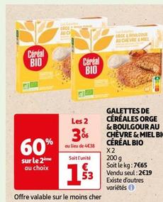 galettes de cereales orge