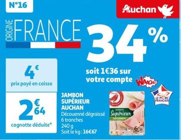 auchan - jambon superieur