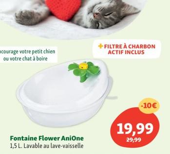 Fontaine Flower AniOne offre à 19,99€ sur Maxi Zoo