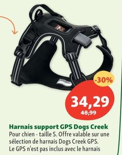 harnais support gps dogs creek