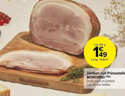 jambon cuit primastella