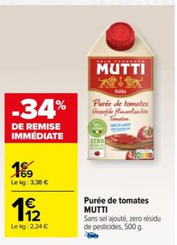 puree de tomates