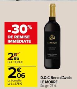 le morre - D.O.C. nero d'avola