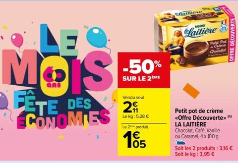 petit pot de creme offre decouverte