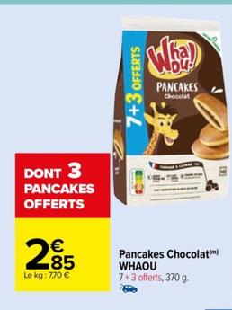 Whaou - Pancakes chocolat