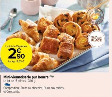 Mini-viennoiserie pur beurre