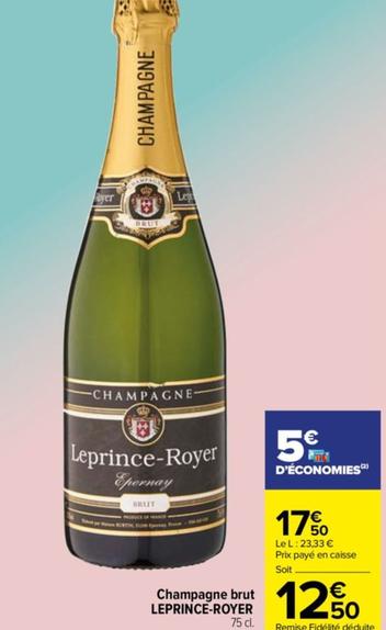 le prince-royer - champagne brut