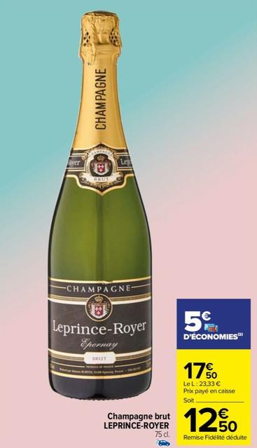 leprince-royer - champagne brut