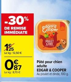 Edgar & Cooper - Pâté pour chien adulte