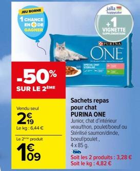 Sachets repas pour chat One