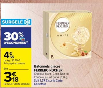 Bâtonnets glacés offre à 4,55€ sur Carrefour Market
