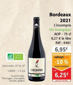 L'incompris - Bordeaux 2021