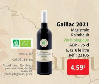 Magistrale  Raimbault - Gaillac 2021
