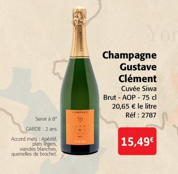 Champagne Gustave Clément - Cuvée Siwa Brut - AOP