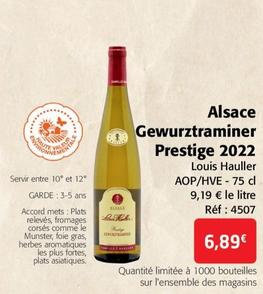 Louis Hauller - Alsace  Gewurztraminer Prestige 2022 