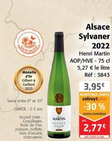 Henri Martin - Alsace Sylvaner 2022