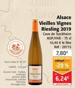 Alsace Vieilles Vignes Riesling 2019 Cave de Turckheim