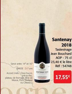Jean Bouchard - Santenay 2018
