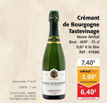Veuve Ambal - Crémant de Bourgogne Tastevinage Brut - AOP