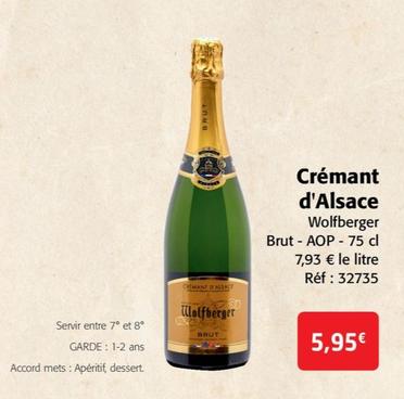 Wolfberger - Crémant d'Alsace Brut - AOP